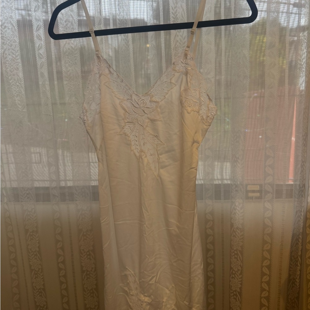 Elegant White Lace Slip Dress from Japan